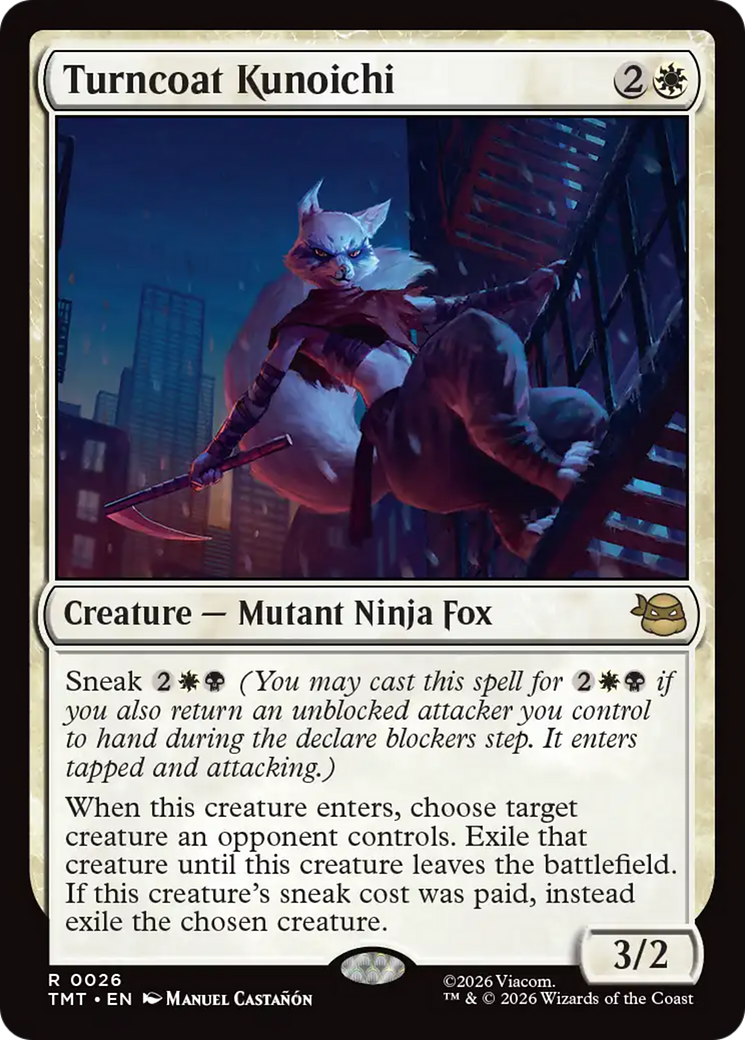 Turncoat Kunoichi [Teenage Mutant Ninja Turtles] | Cracking-Singles
