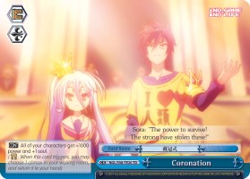 Coronation (NGL/S58-TE20 TD) [No Game No Life] | Cracking-Singles