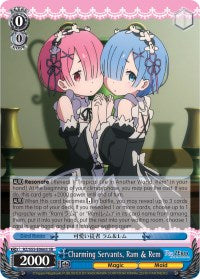 Charming Servants, Ram & Rem (RZ/S55-E066S SR) [Re:ZERO Vol.2] | Cracking-Singles