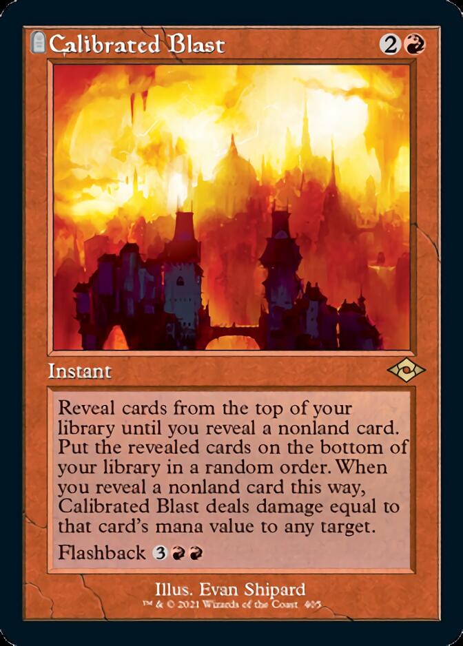 Calibrated Blast (Retro) [Modern Horizons 2] | Cracking-Singles