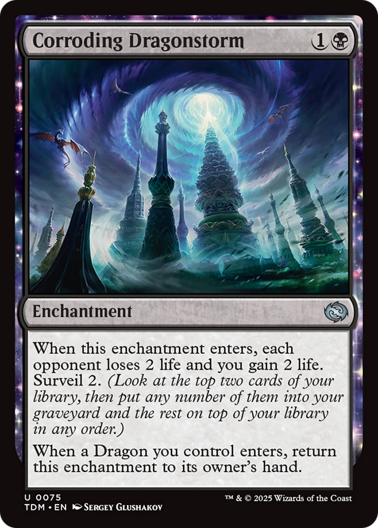 Corroding Dragonstorm [Tarkir: Dragonstorm] | Cracking-Singles