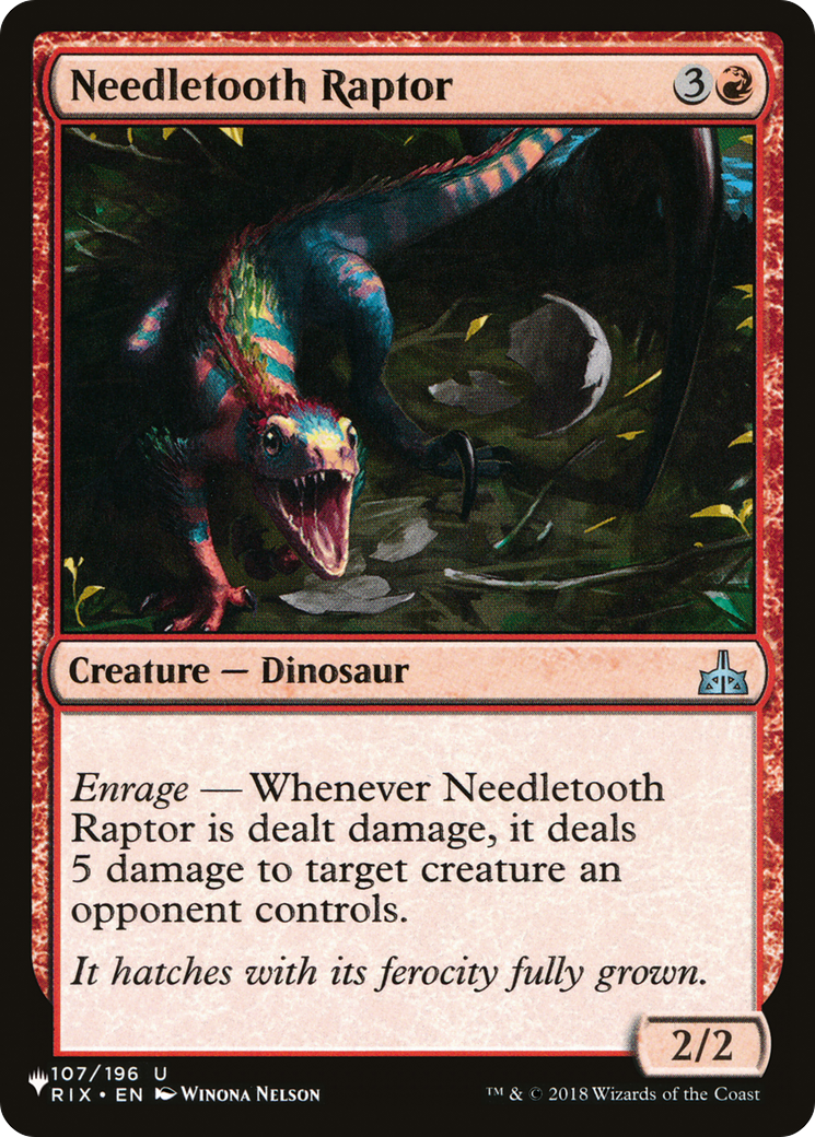 Needletooth Raptor [The List] | Cracking-Singles