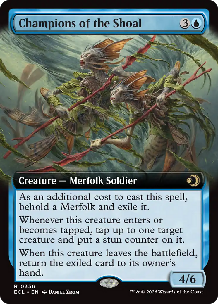 Champions of the Shoal (Extended Art) [Lorwyn Eclipsed] | Cracking-Singles
