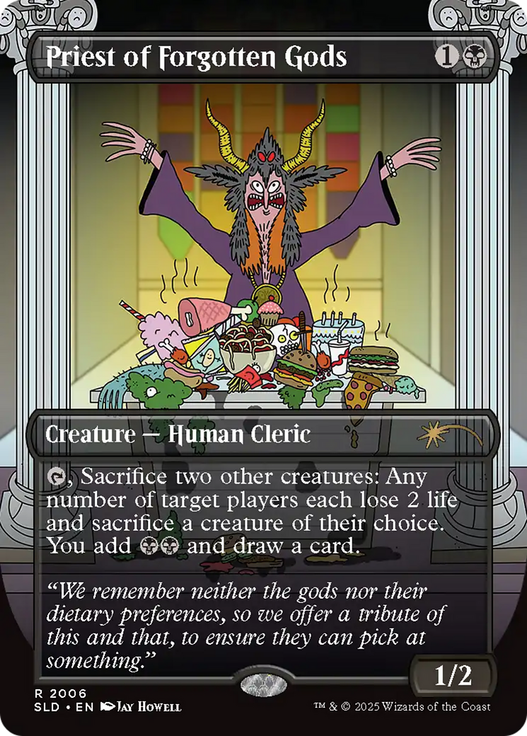 Priest of Forgotten Gods (Rainbow Foil) [Secret Lair Drop Series] | Cracking-Singles