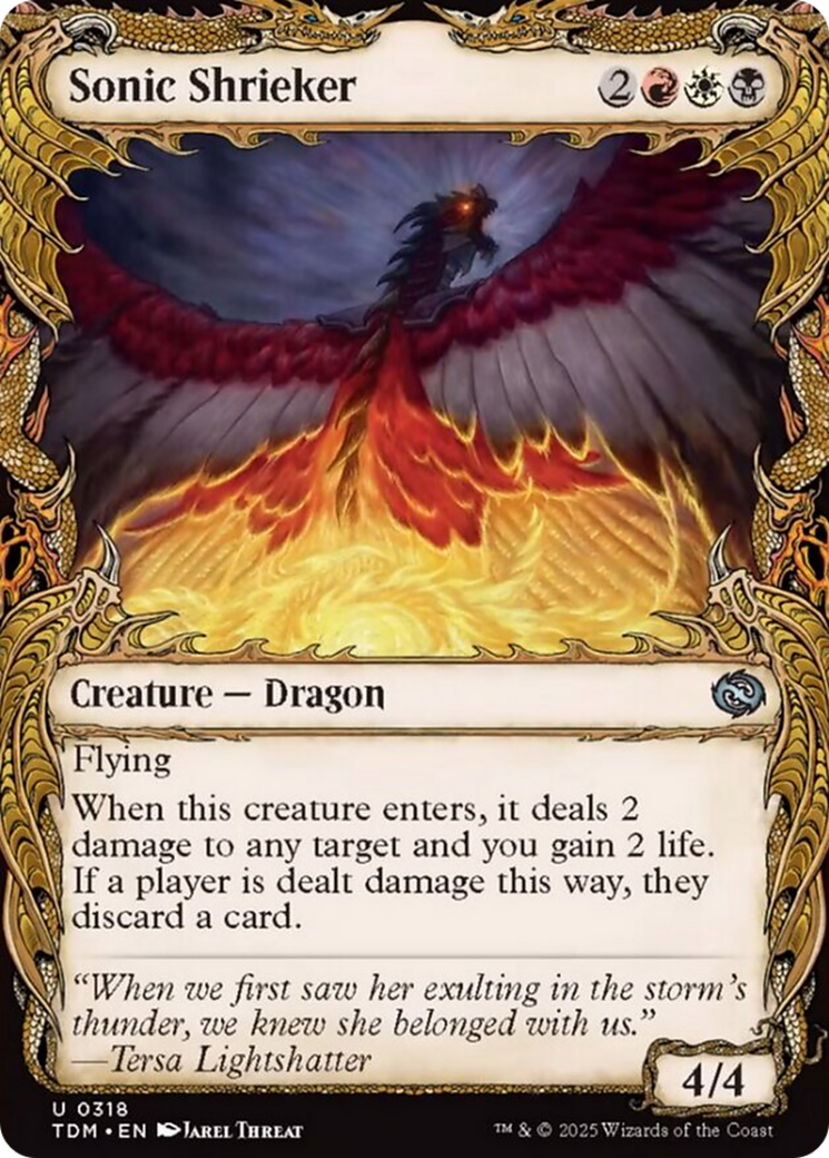 Sonic Shrieker (Showcase) [Tarkir: Dragonstorm] | Cracking-Singles