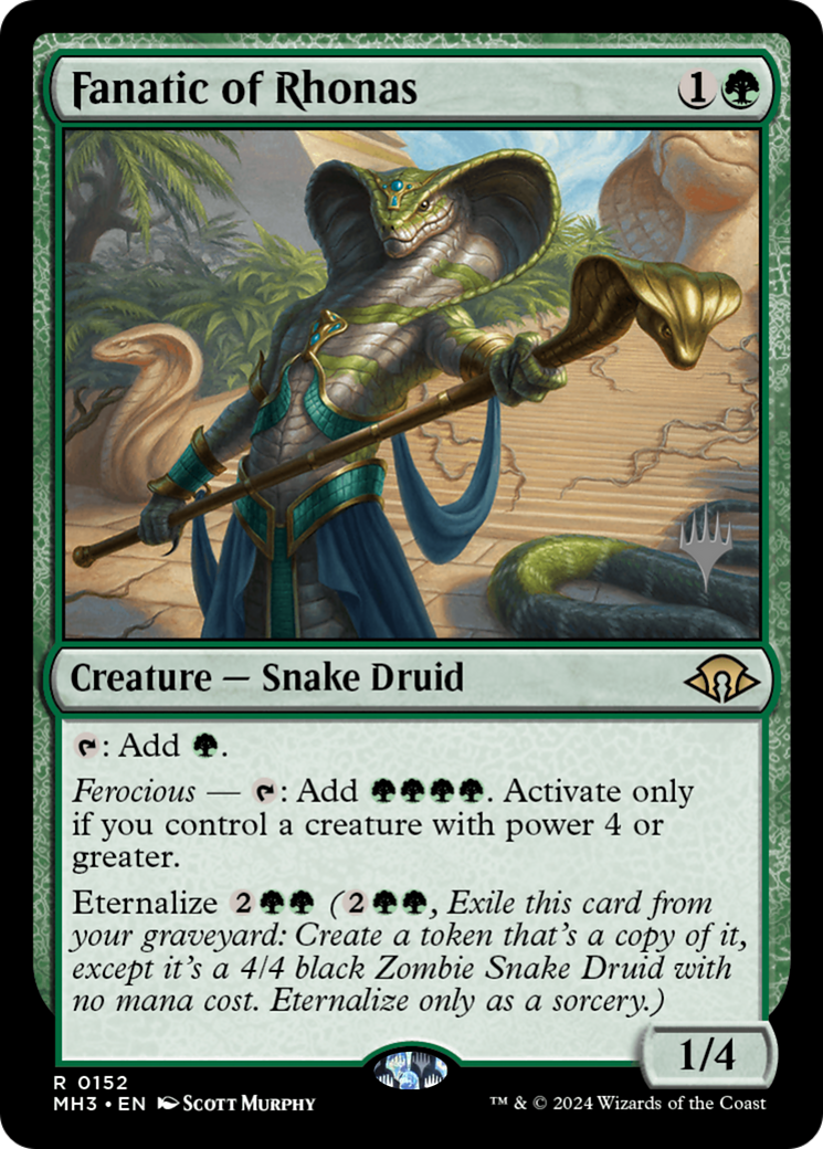 Fanatic of Rhonas [Lorwyn Eclipsed Promos] | Cracking-Singles