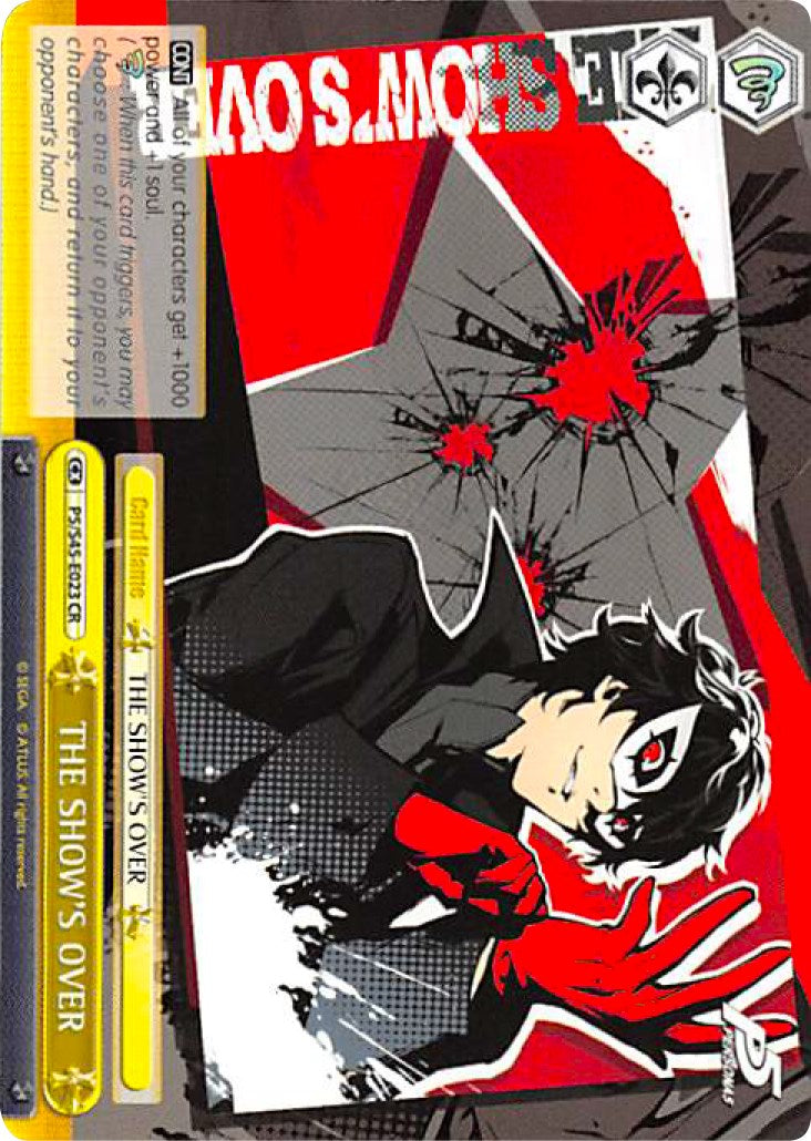 THE SHOW'S OVER (P5/S45-E023 CR) [Persona 5] | Cracking-Singles