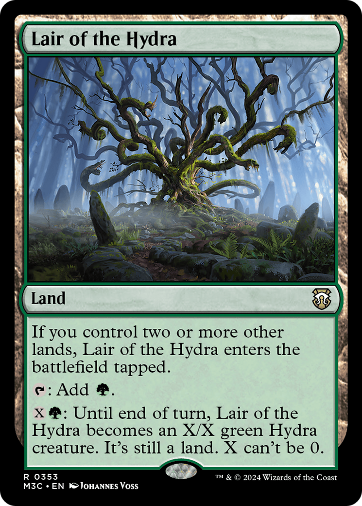 Lair of the Hydra (Ripple Foil) [Modern Horizons 3 Commander] | Cracking-Singles