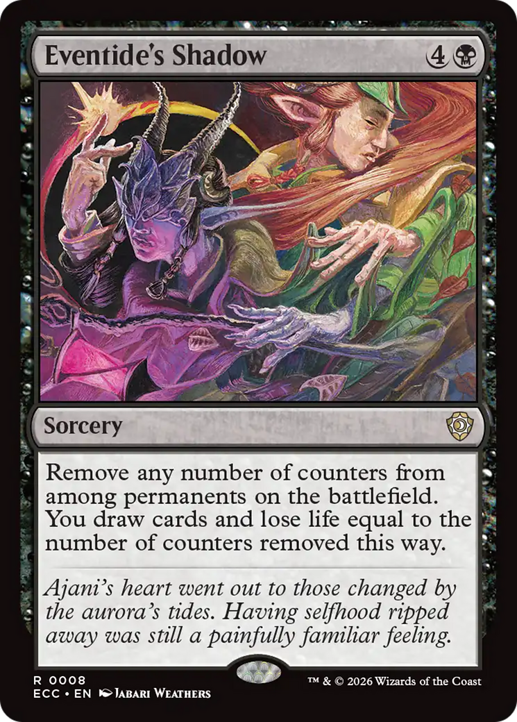 Eventide's Shadow [Lorwyn Eclipsed Commander] | Cracking-Singles