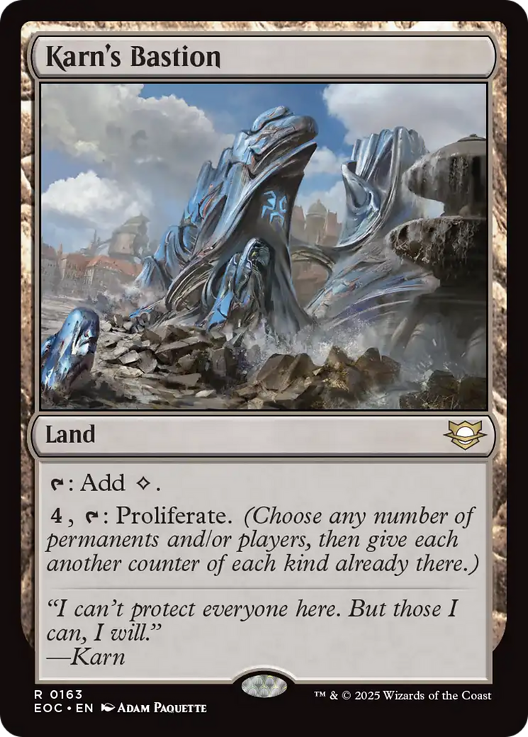 Karn's Bastion [Edge of Eternities Commander] | Cracking-Singles