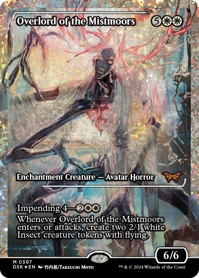 Overlord of the Mistmoors (Japan Showcase Fracture Foil) [Duskmourn: House of Horror] | Cracking-Singles