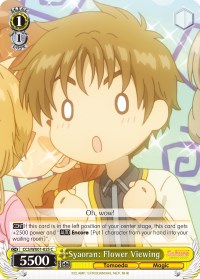 Syaoran: Flower Viewing (CCS/WX01-025 C) [Cardcaptor Sakura: Clear Card] | Cracking-Singles
