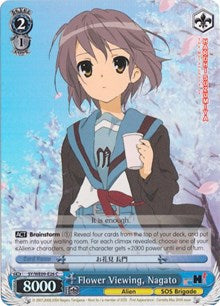 Flower Viewing, Nagato (SY/WE09-E26) (Foil) [The Melancholy of Haruhi Suzumiya Extra Booster] | Cracking-Singles
