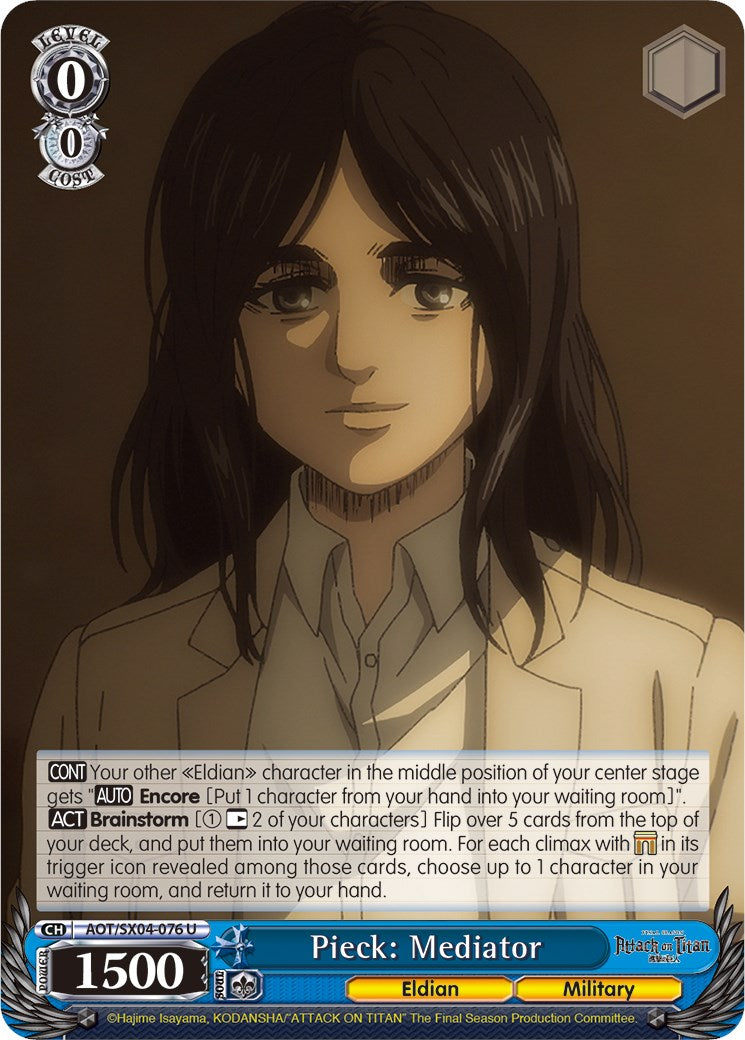 Pieck: Mediator [Attack On Titan: Final Season] | Cracking-Singles