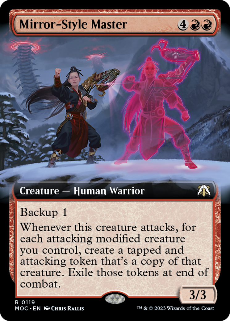 Mirror-Style Master (Extended Art) [March of the Machine Commander] | Cracking-Singles