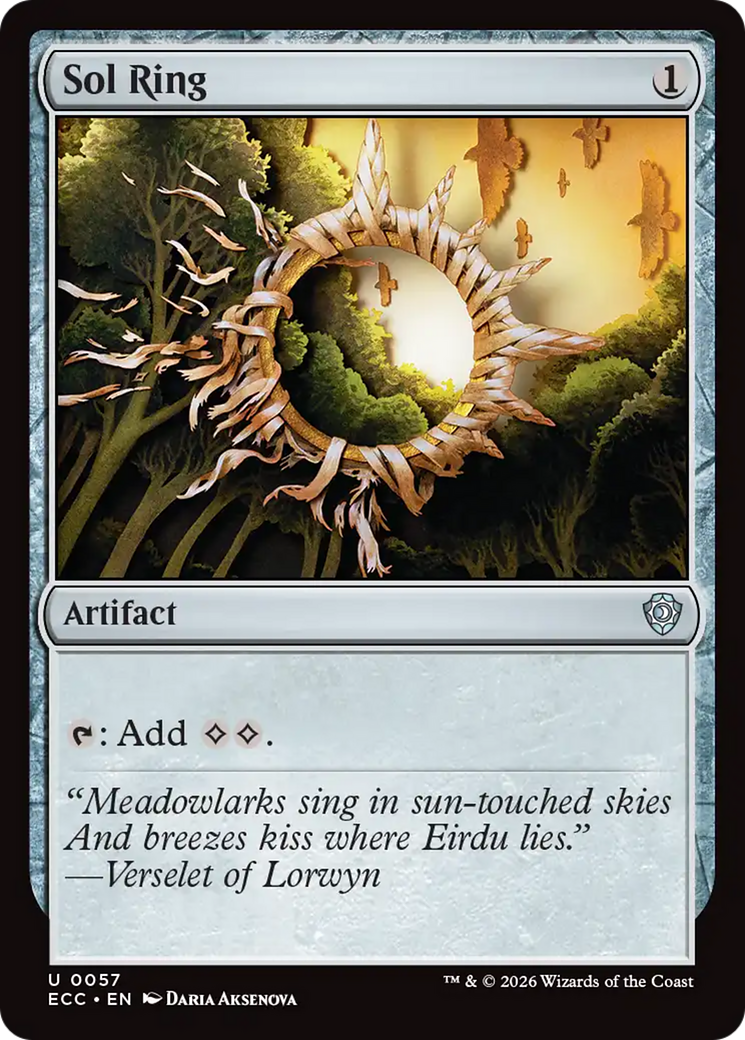 Sol Ring (0057) [Lorwyn Eclipsed Commander] | Cracking-Singles