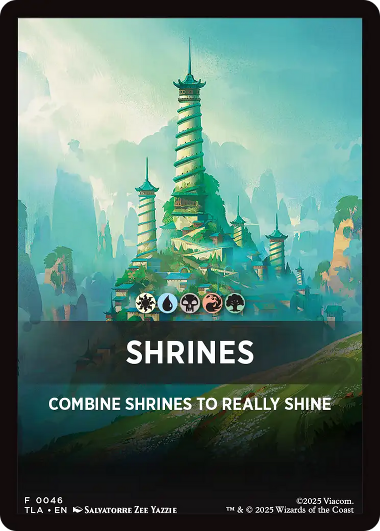 Shrines Theme Card [Avatar: The Last Airbender Tokens] | Cracking-Singles