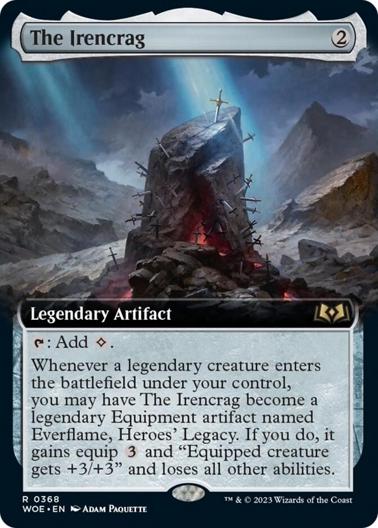 The Irencrag (Extended Art) [Wilds of Eldraine] | Cracking-Singles