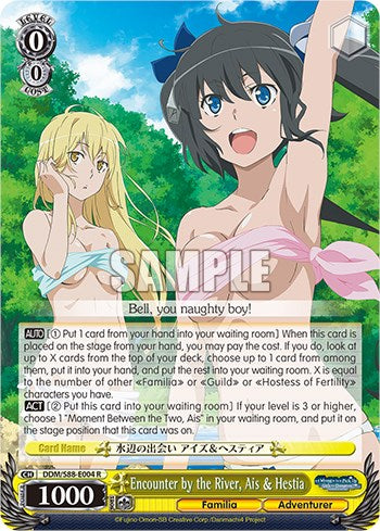 Encounter by the River, Ais & Hestia (DDM/S88-E004 R) [Is it Wrong to Try to Pick Up Girls in a Dungeon?] | Cracking-Singles