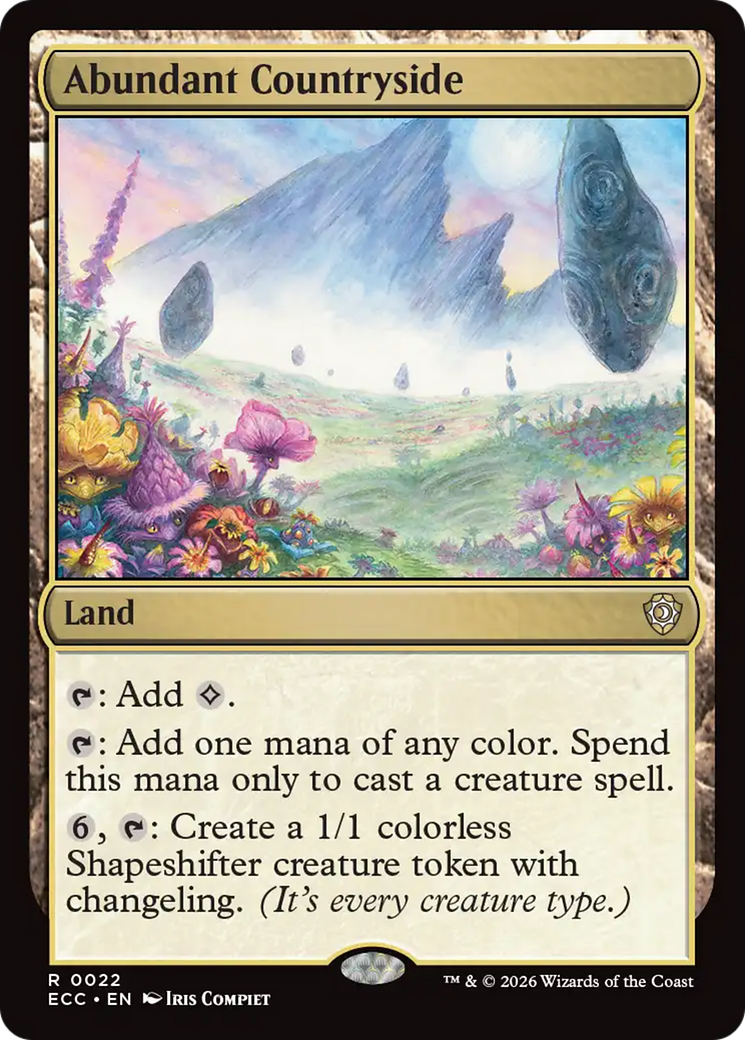 Abundant Countryside [Lorwyn Eclipsed Commander] | Cracking-Singles