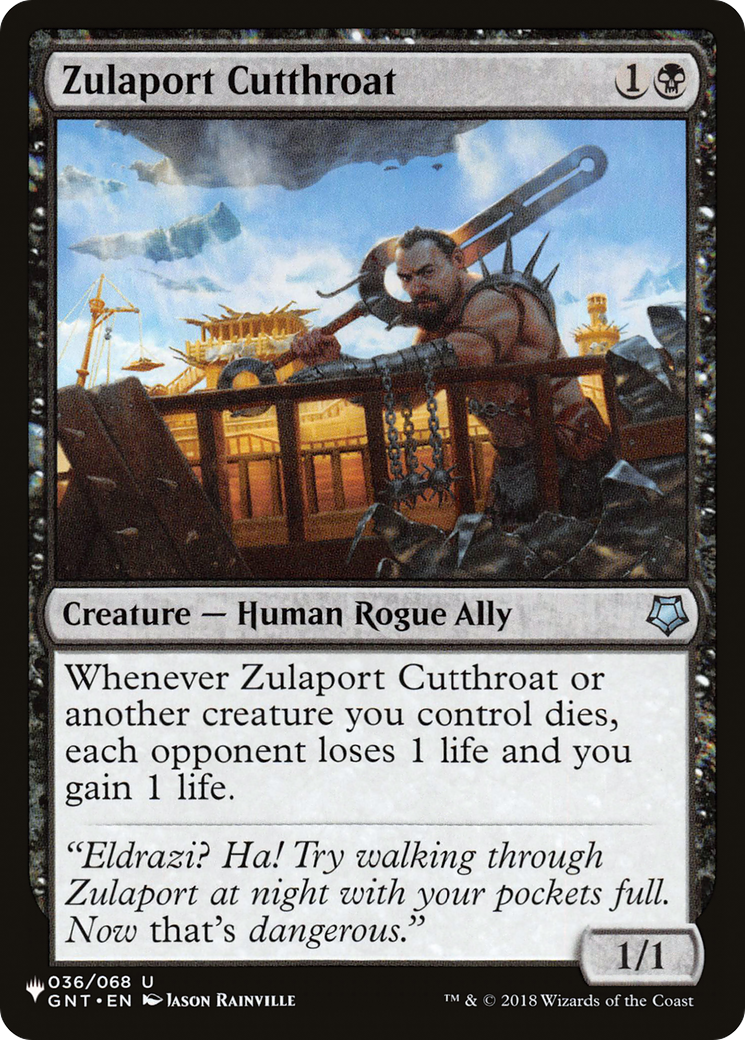Zulaport Cutthroat [The List] | Cracking-Singles