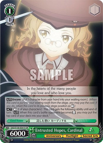 Entrusted Hopes, Cardinal [Sword Art Online Animation 10th Anniversary] | Cracking-Singles