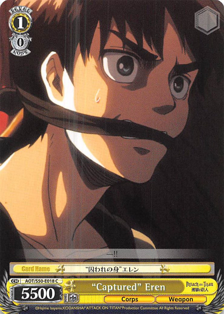"Captured" Eren (AOT/S50-E018 C) [Attack on Titan Vol. 2] | Cracking-Singles