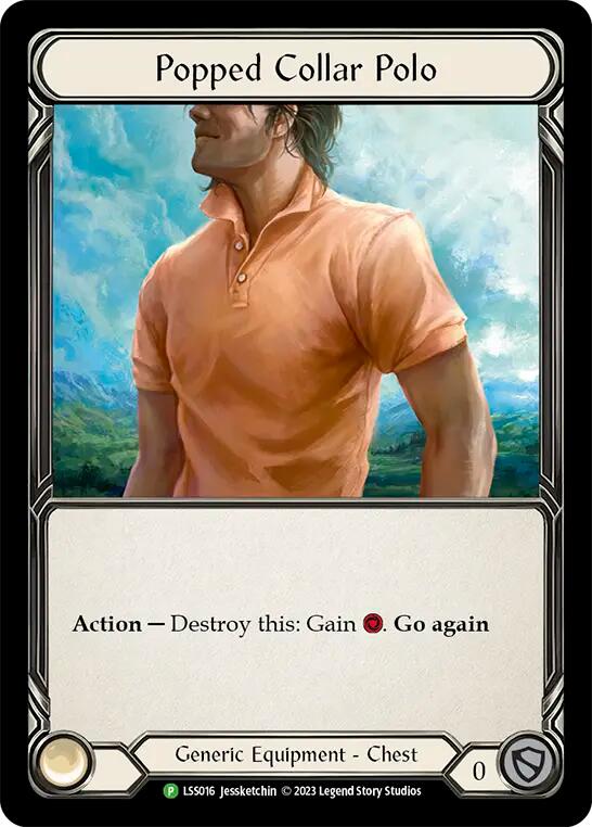 Popped Collar Polo [LSS016] (Promo)  Cold Foil | Cracking-Singles