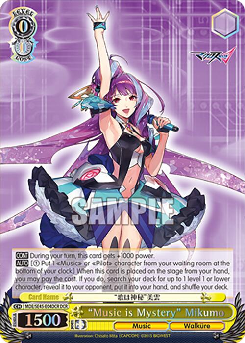 "Music is Mystery" Mikumo (MDE/SE45E04DCR DCR) [MACROSS Delta Premium Booster] | Cracking-Singles
