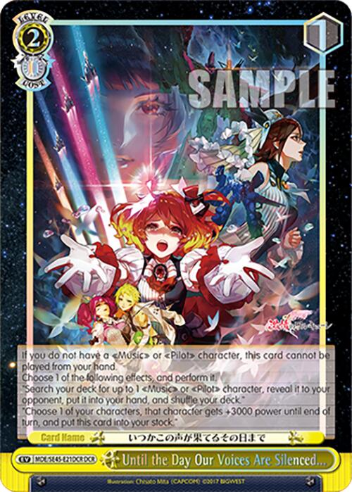 Until the Day Our Voices Are Silenced... (MDE/SE45E21DCR DCR) [MACROSS Delta Premium Booster] | Cracking-Singles