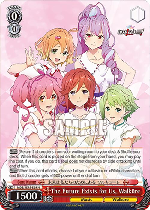 The Future Exists for Us, Walkure (MDE/SE45E29 N) [MACROSS Delta Premium Booster] | Cracking-Singles
