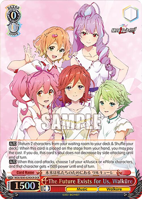 The Future Exists for Us, Walkure (MDE/SE45E29DCR DCR) [MACROSS Delta Premium Booster] | Cracking-Singles