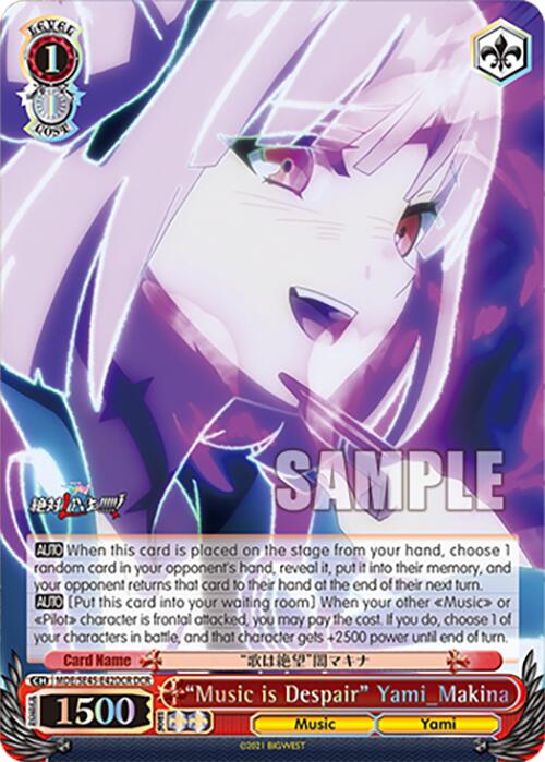 "Music is Despair" Yami_Makina (MDE/SE45E42DCR DCR) [MACROSS Delta Premium Booster] | Cracking-Singles