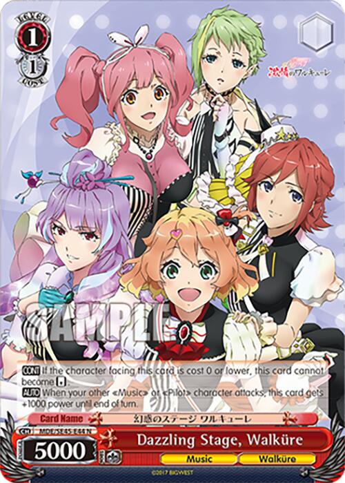 Dazzling Stage, Walkure (MDE/SE45E44 N) [MACROSS Delta Premium Booster] | Cracking-Singles