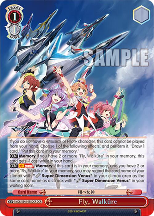 Fly, Walkure (MDE/SE45E55DCR DCR) [MACROSS Delta Premium Booster] | Cracking-Singles