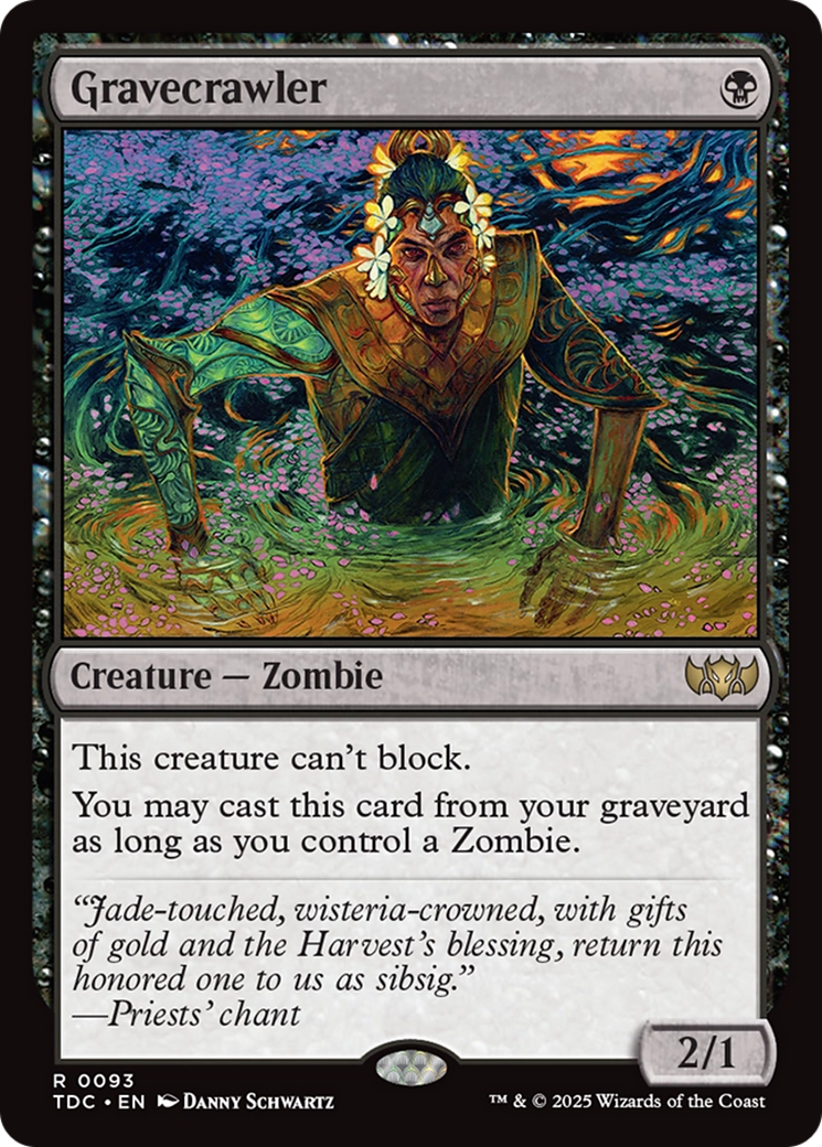 Gravecrawler [Tarkir: Dragonstorm Commander] | Cracking-Singles