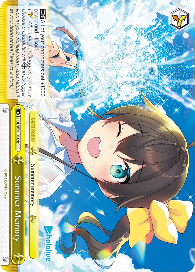 Summer Memory (HOL/W91-E032R RRR) [hololive production] | Cracking-Singles