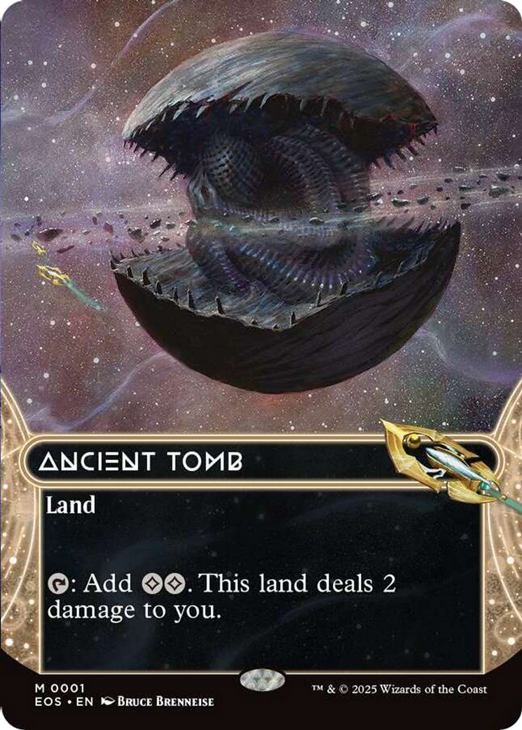 Ancient Tomb (0001) (Borderless) [Edge of Eternities: Stellar Sights] | Cracking-Singles