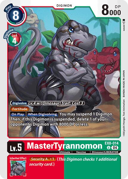 MasterTyrannomon [EX8-014] [Chain of Liberation] | Cracking-Singles