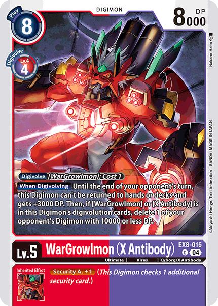 WarGrowlmon (X Antibody) [EX8-015] [Chain of Liberation] | Cracking-Singles