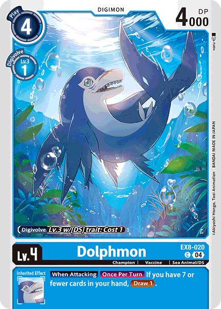 Dolphmon [EX8-020] [Chain of Liberation] | Cracking-Singles