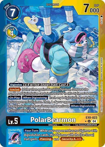 PolarBearmon [EX8-023] (Limited Foil) [Chain of Liberation] | Cracking-Singles
