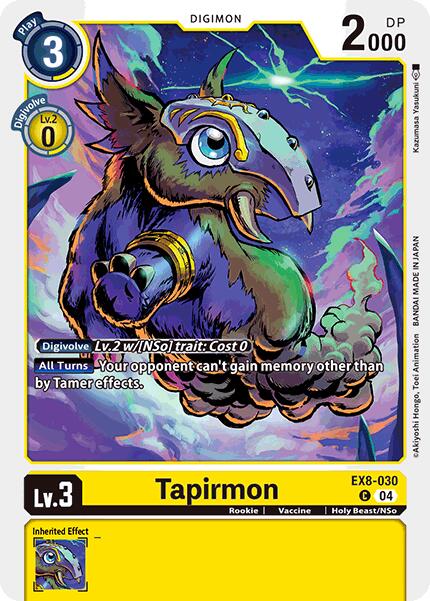 Tapirmon [EX8-030] [Chain of Liberation] | Cracking-Singles