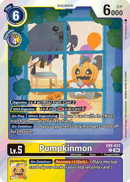 Pumpkinmon [EX8-033] [Chain of Liberation] | Cracking-Singles