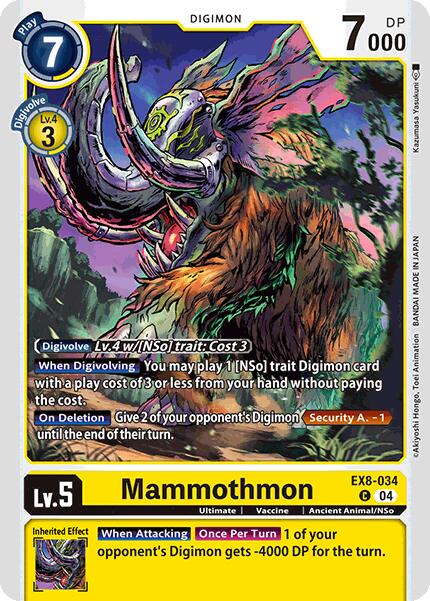 Mammothmon [EX8-034] [Chain of Liberation] | Cracking-Singles