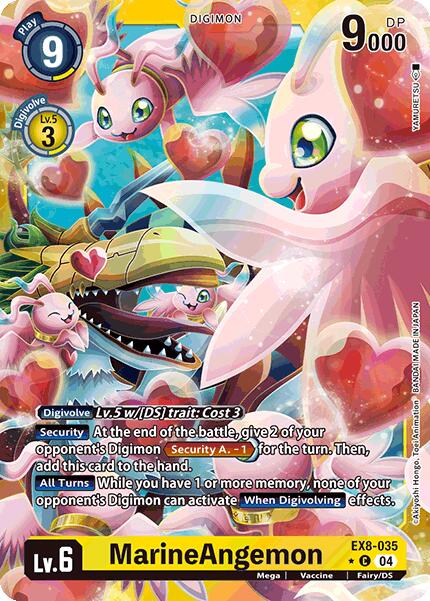 MarineAngemon [EX8-035] (Limited Foil) [Chain of Liberation] | Cracking-Singles