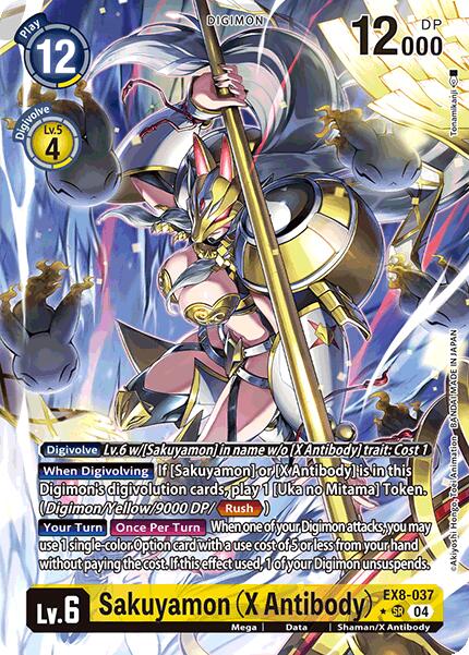 Sakuyamon (X Antibody) [EX8-037] (Alternate Art) [Chain of Liberation] | Cracking-Singles