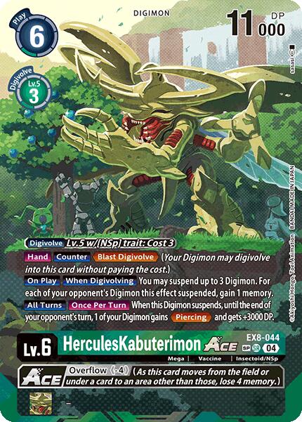 HerculesKabuterimon ACE [EX8-044] (Textured) [Chain of Liberation] | Cracking-Singles