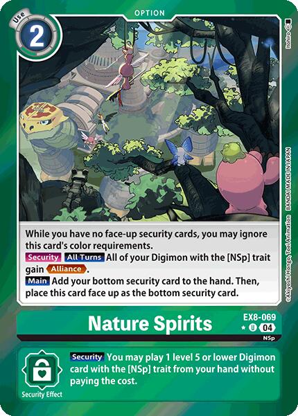 Nature Spirits [EX8-069] (Limited Foil) [Chain of Liberation] | Cracking-Singles
