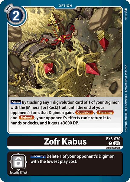 Zofr Kabus [EX8-070] [Chain of Liberation] | Cracking-Singles